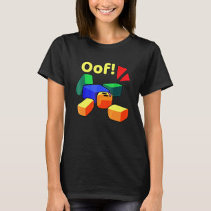 T-shirt OOF Blox Noob Joueur Pour Joueurs
