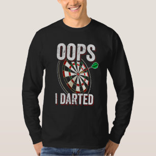 T-shirt Oops I Darts Club Dart Joueur Équipe
