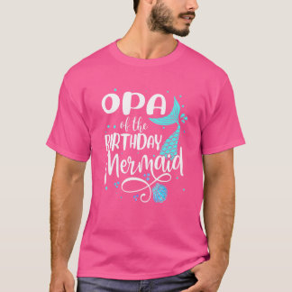 T-shirt Opa De L'Anniversaire Fête De Correspondance De Fa