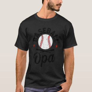 T-shirt Opa Grand-pa De Baseball Opa