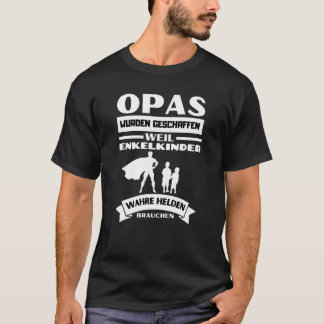 T-shirt Opas, Min Opa ist ein supervisé