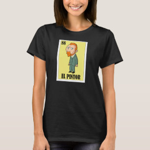 T-shirt Open Arts Design Mexican Bingo El Pintor Pullo