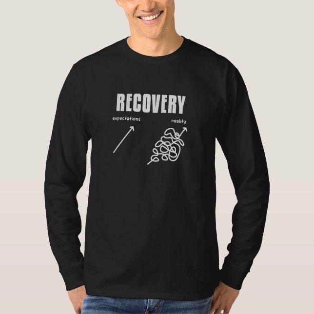 T-shirt Open Heart Surgery Recovery Expectations Reality G (Devant)