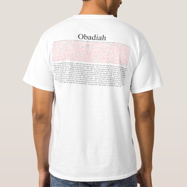 T-shirt Open Source Translation Obadiah (Dos)