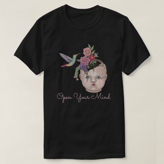 T-shirt Open your mind (Design devant)