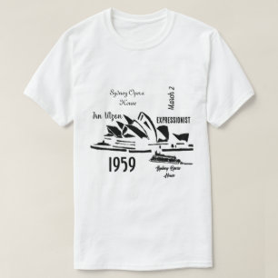T-shirt opéra de Sydney Australie élégant Souvenirs hommes