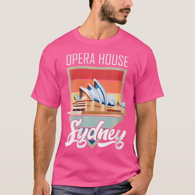 T-shirt Opéra femme Sydney De Australie Tourisme N (Devant)