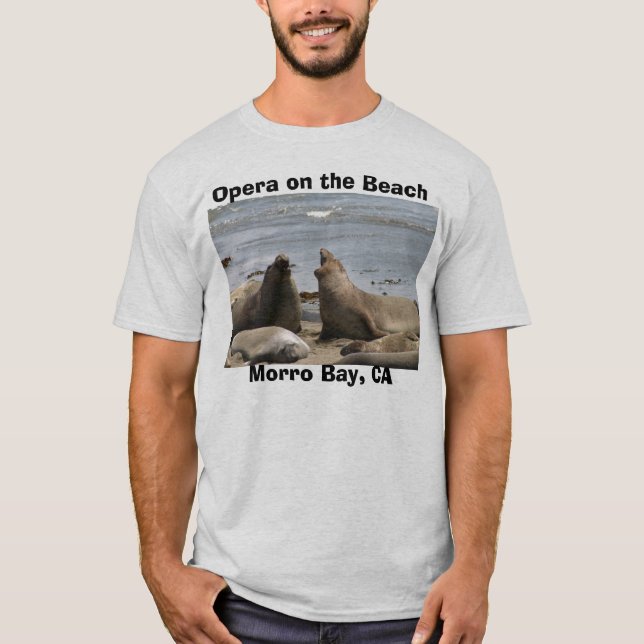 T-shirt Opéra sur la plage (Devant)