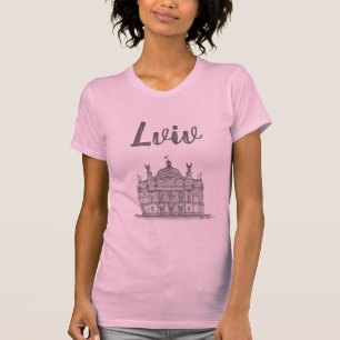T-shirt Opéra + théâtre de ballet, Lviv, Ukraine
