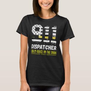 T-shirt Opérateur 911 Dispatch Drapeau américain Police U