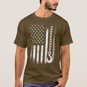 T-shirt Opérateur américain de camion-remorque