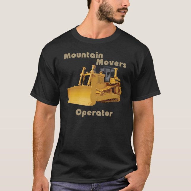 T-shirt Opérateur de bulldozer (Devant)
