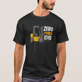 T-shirt Opérateur de chariot élévateur de l'entrepôt sans