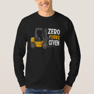 T-shirt Opérateur de chariot élévateur de magasin sans fou