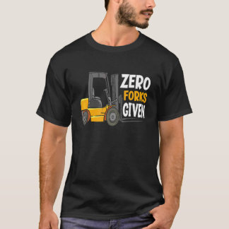 T-shirt Opérateur de chariot élévateur de magasin sans fou