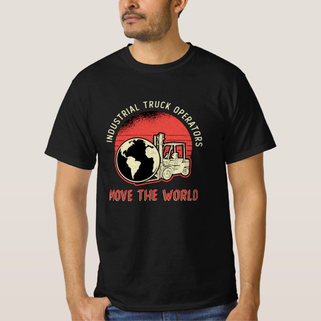 T-shirt Opérateur de chariots élévateurs Opérateurs de cam (Devant)