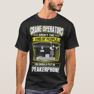 T-shirt Opérateur de grue haut-parleur Premium