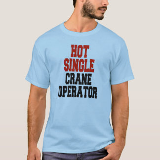 T-shirt Opérateur de grue simple à chaud