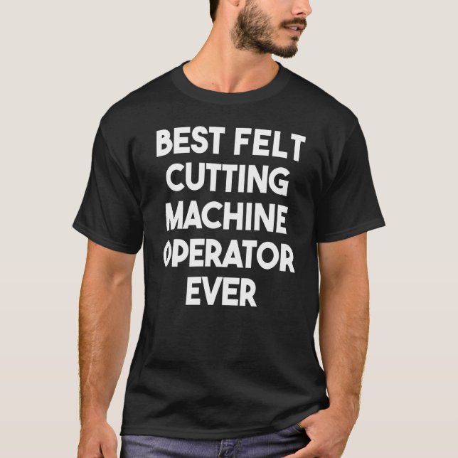 T-shirt Opérateur de machine à découper le mieux savant ja (Devant)