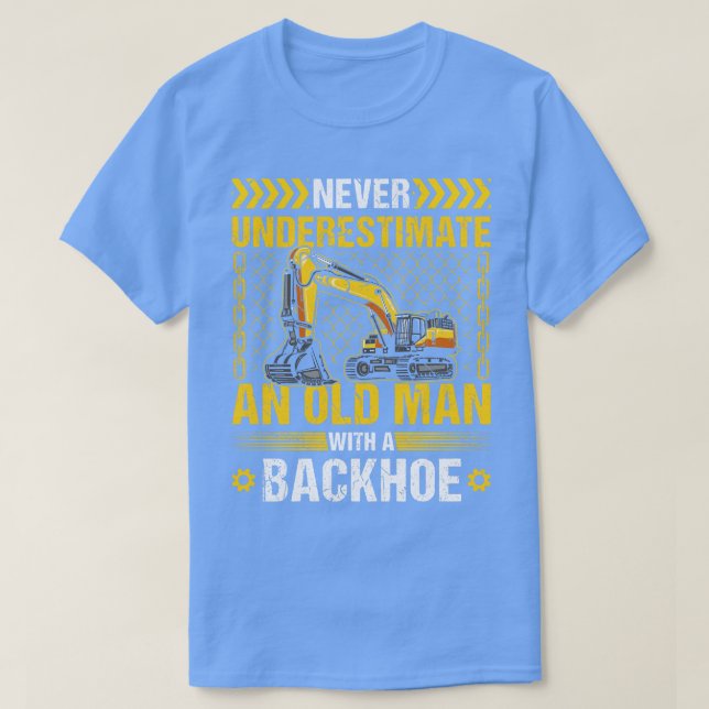 T-shirt Opérateur de machine Funny Excavateur (Design devant)