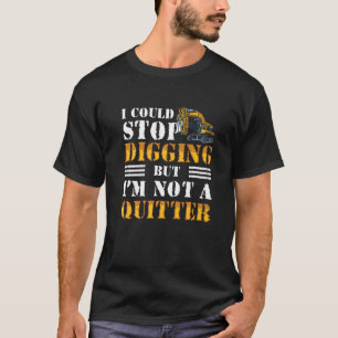 T-shirt opérateur de pelle et opérateur de machinerie lour