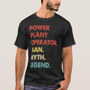 T-shirt Opérateur de Plante de puissance Homme Mythe Légen