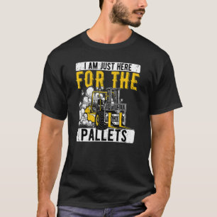T-shirt Opérateur De Remise En Forque D'Entrepôt Juste Ici
