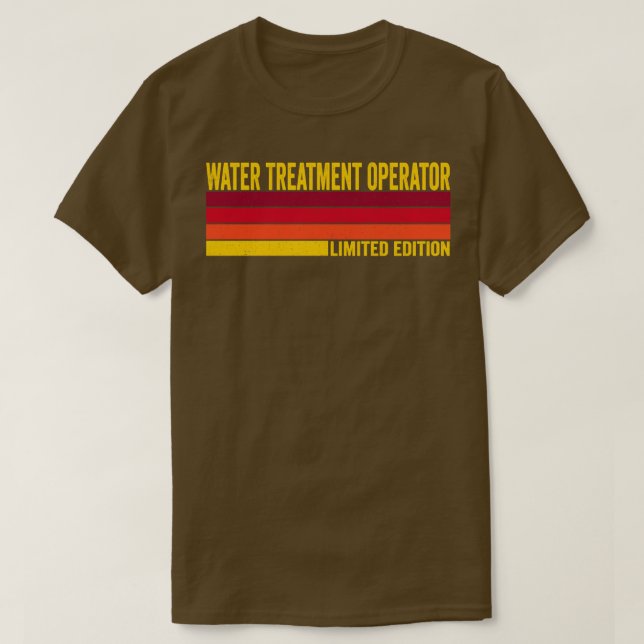 T-shirt Opérateur de traitement de l'eau (Design devant)