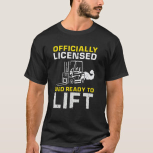 T-shirt Opérateur d'empileur de fourche pour conducteur de