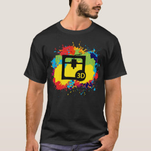 T-shirt Opérateur d'imprimante d'impression numérique 3d