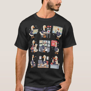 T-shirt Opérateur d'urgence Silly Goose 911 Dispatcher