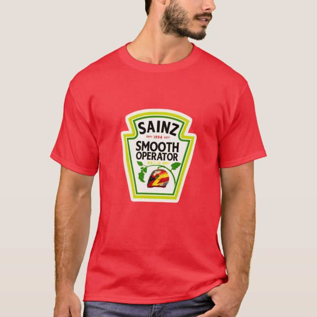 T-shirt opérateur lisse carlos sainz (Devant)