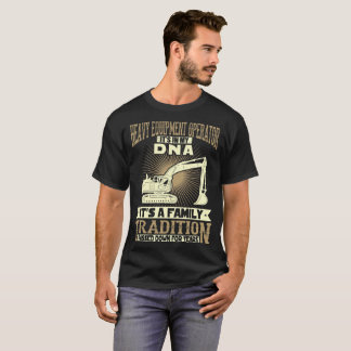 T-shirt Opérateur lourd d'équipement passé vers le bas