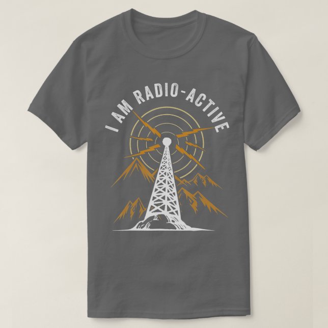 T-shirt Opérateur radio Im Radio Active Antenna Tower Ham (Design devant)