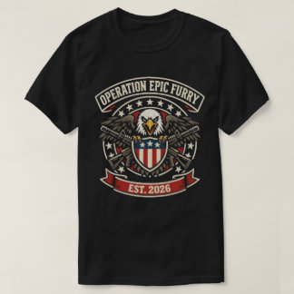 T-shirt Opération Epic Fury – Style Militaire Tactique