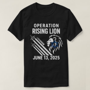 T-shirt Opération Lion Levant 2025 Militaire Israël-Iran