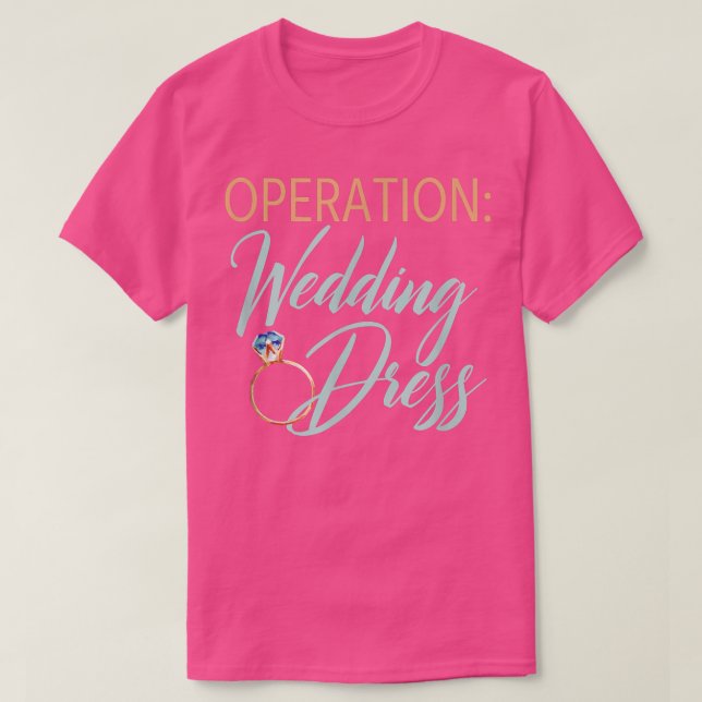 T-shirt Opération Mariage habillage Mariage Exercice Fitne (Design devant)