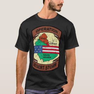 T-shirt Opération militaire de la guerre du Golfe Tempête 