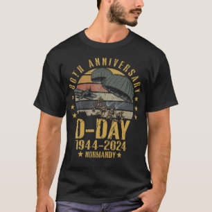 T-shirt Opération Overlord 1944 Jour J 2024 80e anniversai