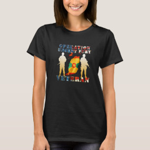 T-shirt Opération Urgent Fury Vétéran de combat Grenade