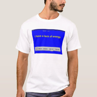 T-shirt opérations bancaires d'article