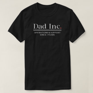 T-shirt Opérations de soutien de Dad Inc. pour hommes, ann