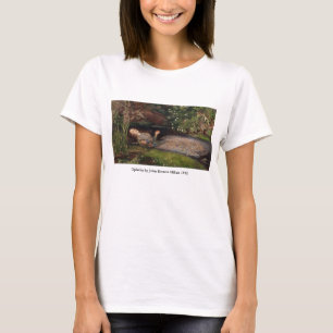 T-shirt Ophélie par John Everett Millais