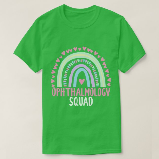 T-shirt Ophtalmologie Équipe de la fête de jumelage des fe (Design devant)