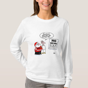 T-shirt Ophtalmologiste et bande dessinée drôle de Noël