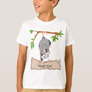 T-shirt Opossum avec le signe