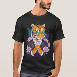 T-shirt Opossum Cool de la Plage avec Lunettes de Soleil e