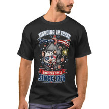 T-Shirt Opossum du 4 juillet qui tient bon