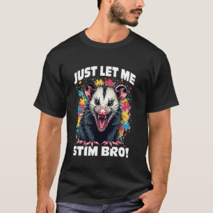 T-shirt Opossum en colère Sensibilisation à l'autisme Lais