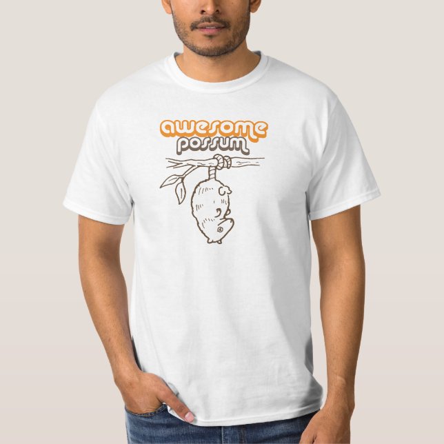T-shirt Opossum impressionnant (Devant)